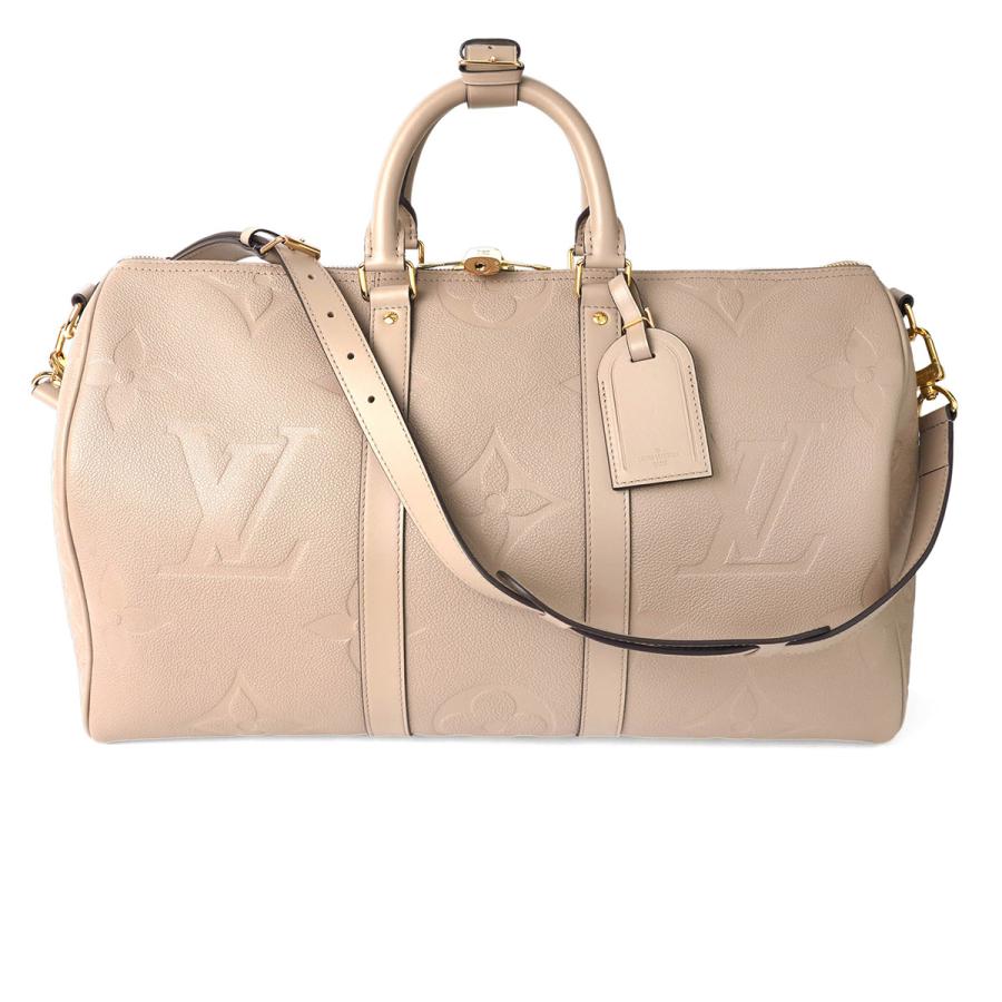 並行輸入 ルイヴィトン ボストンバッグ Louis Vuitton モノグラム アンプラント キーポル・バンドリエール 45 M46114レディース グレージュ | LOUIS VUITTON