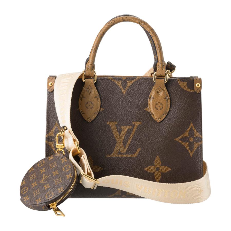 並行輸入 ルイヴィトン トートバッグ Louis Vuitton モノグラム オンザゴー PM M46373レディース ブラウン 茶 | LOUIS VUITTON
