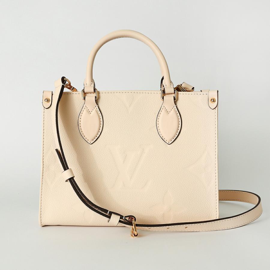 並行輸入 ルイヴィトン ハンドバッグ Louis Vuitton モノグラム アンプラント オンザゴー PM M46569レディース ベージュ | LOUIS VUITTON