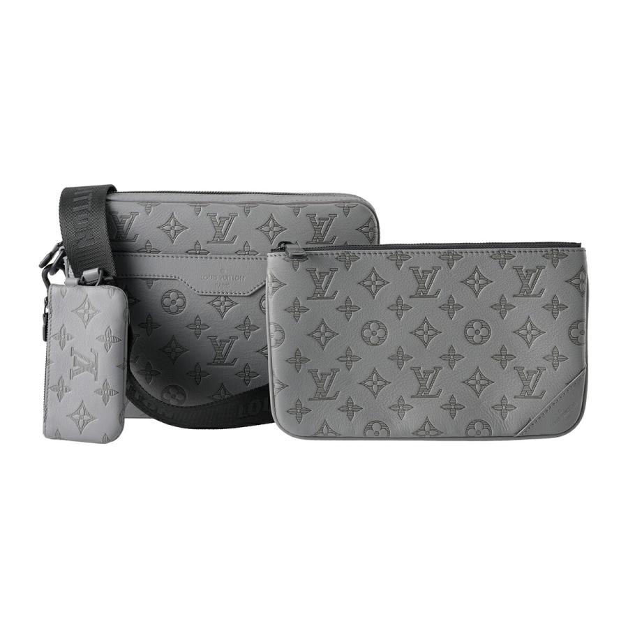 並行輸入 ルイヴィトン ショルダーバッグ Louis Vuitton モノグラム・シャドウ トリオ・メッセンジャー M46603メンズ グレー | LOUIS VUITTON | 06
