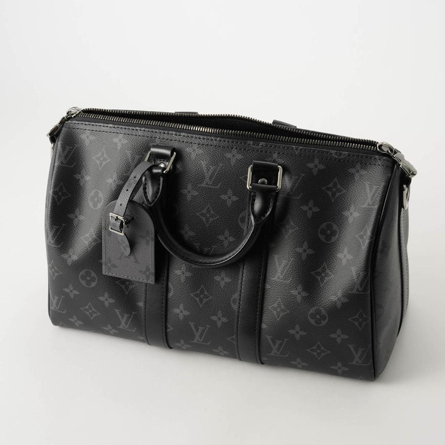 並行輸入 ルイヴィトン ショルダーバッグ Louis Vuitton モノグラム・エクリプス キーポル・バンドリエール 35 M46655 メンズ ブラック 黒 グレー | LOUIS VUITTON | 03