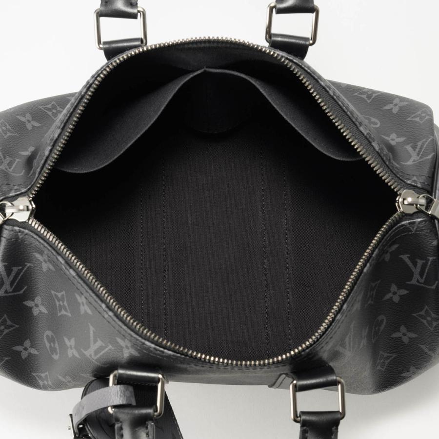 並行輸入 ルイヴィトン ショルダーバッグ Louis Vuitton モノグラム・エクリプス キーポル・バンドリエール 35 M46655 メンズ ブラック 黒 グレー | LOUIS VUITTON | 04