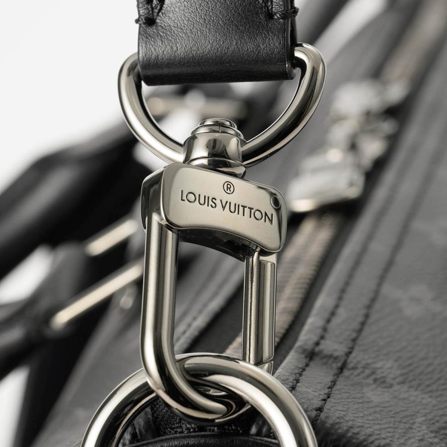 並行輸入 ルイヴィトン ショルダーバッグ Louis Vuitton モノグラム・エクリプス キーポル・バンドリエール 35 M46655 メンズ ブラック 黒 グレー | LOUIS VUITTON | 07