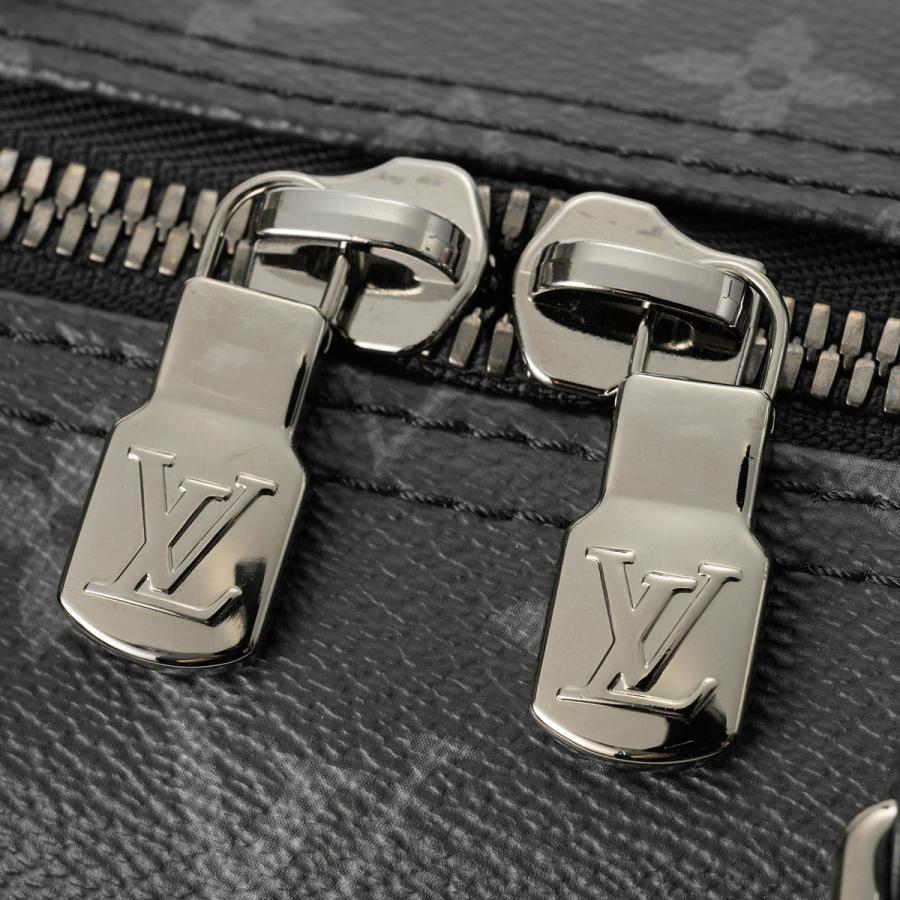 並行輸入 ルイヴィトン ショルダーバッグ Louis Vuitton モノグラム・エクリプス キーポル・バンドリエール 35 M46655 メンズ ブラック 黒 グレー | LOUIS VUITTON | 08