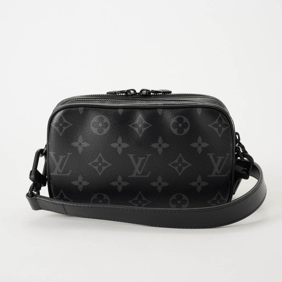 並行輸入 ルイヴィトン ショルダーバッグ Louis Vuitton モノグラム・エクリプス アルファ・メッセンジャー M46955 メンズ ブラック 黒 グレー | LOUIS VUITTON | 01