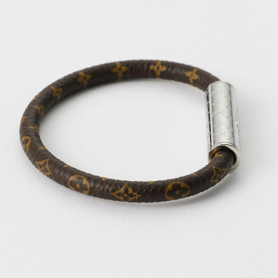 並行輸入 ルイヴィトン ブレスレット Louis Vuitton モノグラム ブレスレット・LV コンフィデンシャル M4858F ユニセックス ブラウン 茶 シルバー | LOUIS VUITTON | 02