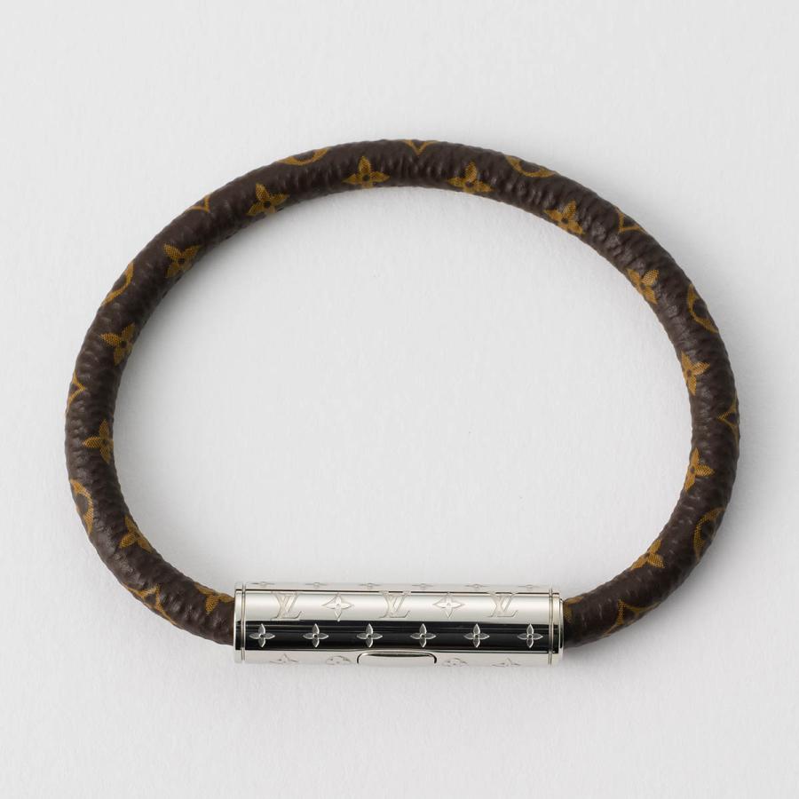 並行輸入 ルイヴィトン ブレスレット Louis Vuitton モノグラム ブレスレット・LV コンフィデンシャル M4858F ユニセックス ブラウン 茶 シルバー | LOUIS VUITTON | 04