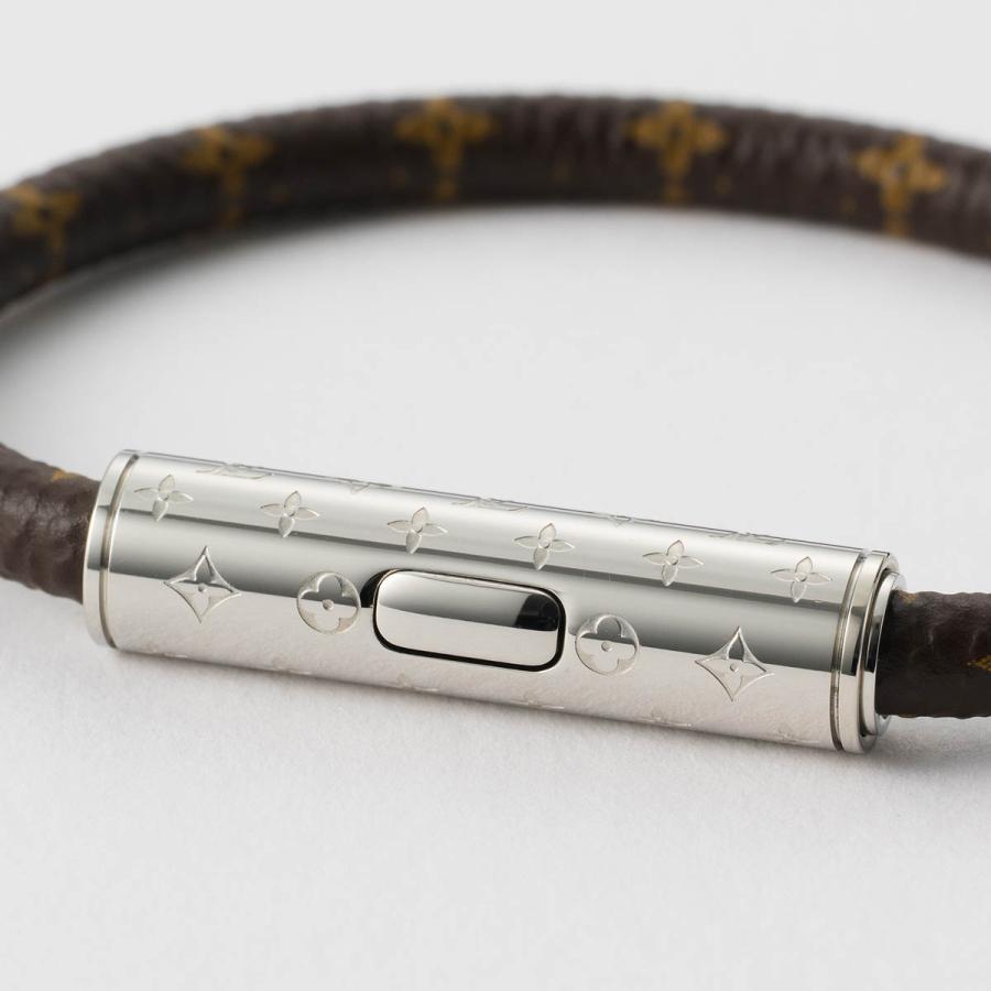 並行輸入 ルイヴィトン ブレスレット Louis Vuitton モノグラム ブレスレット・LV コンフィデンシャル M4858F ユニセックス ブラウン 茶 シルバー | LOUIS VUITTON | 05