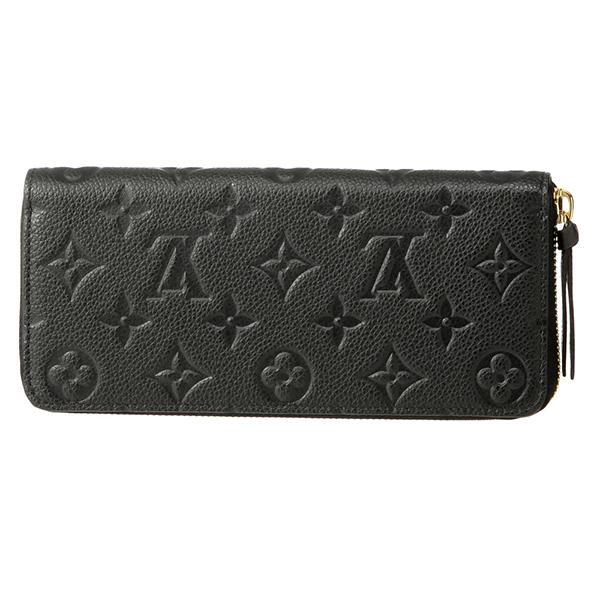 並行輸入 ルイヴィトン 長財布(ラウンドファスナー) Louis Vuitton モノグラム・アンプラント ポルトフォイユ クレマンス M60171レディース ブラック 黒 | LOUIS VUITTON | 01