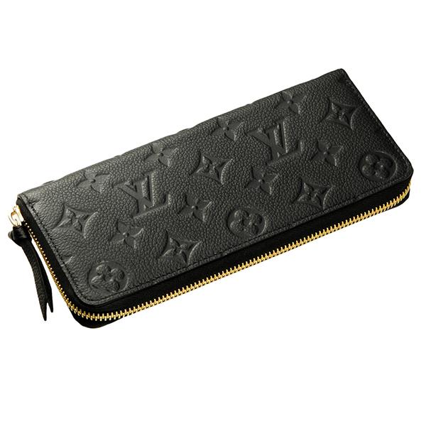 並行輸入 ルイヴィトン 長財布(ラウンドファスナー) Louis Vuitton モノグラム・アンプラント ポルトフォイユ クレマンス M60171レディース ブラック 黒 | LOUIS VUITTON | 02
