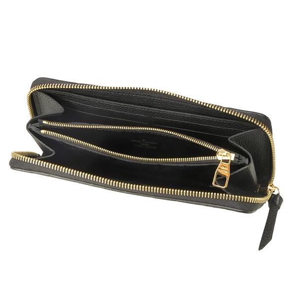 並行輸入 ルイヴィトン 長財布(ラウンドファスナー) Louis Vuitton モノグラム・アンプラント ポルトフォイユ クレマンス M60171レディース ブラック 黒 | LOUIS VUITTON | 04
