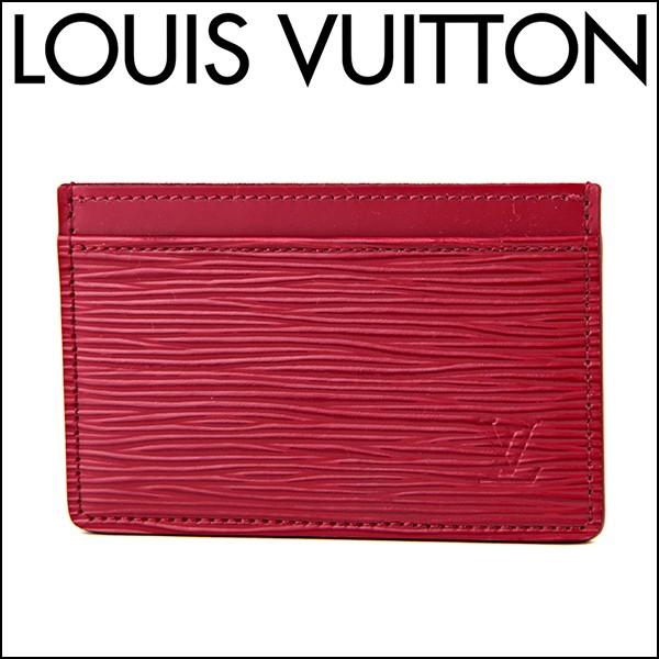 並行輸入 ルイヴィトン パスケース(定期入れ) ポルト カルト サーンプル M60327 ピンク 赤紫 爆買 | LOUIS VUITTON