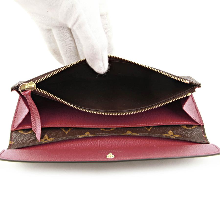 並行輸入 ルイヴィトン 長財布 Louis Vuitton モノグラム ポルトフォイユ・エミリー EMILIE M60697レディース ブラウン | LOUIS VUITTON | 03