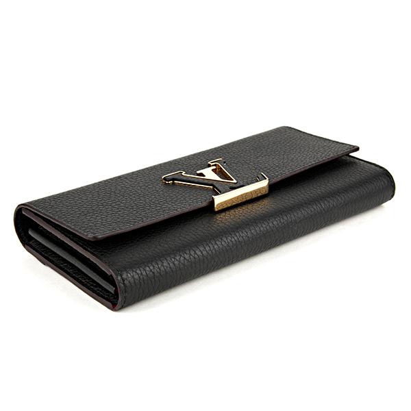 並行輸入 ルイヴィトン 長財布 Louis Vuitton トリヨン ポルトフォイユ・カプシーヌ M61248レディース ブラック 黒 | LOUIS VUITTON | 02