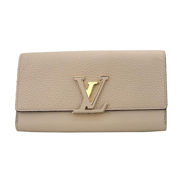 並行輸入 ルイヴィトン 長財布 Louis Vuitton トリヨン ポルトフォイユ・カプシーヌ M61249レディース グレージュ | LOUIS VUITTON