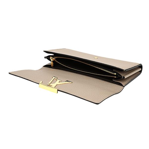 並行輸入 ルイヴィトン 長財布 Louis Vuitton トリヨン ポルトフォイユ・カプシーヌ M61249レディース グレージュ | LOUIS VUITTON | 03