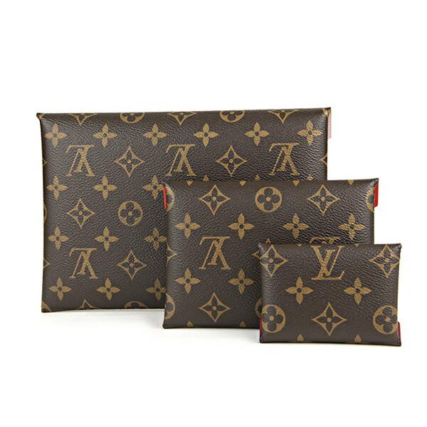 並行輸入 ルイヴィトン ポーチ Louis Vuitton モノグラム ポシェット・キリガミ M62034レディース ブラウン 茶 | LOUIS VUITTON | 01