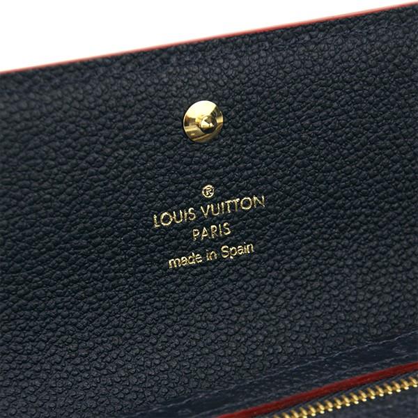並行輸入 ルイヴィトン 長財布 ポルトフォイユ・ポンヌフ M62127 ネイビー/レッド 赤 爆買 | LOUIS VUITTON | 06