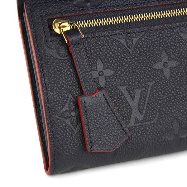 並行輸入 ルイヴィトン 長財布 ポルトフォイユ・ポンヌフ M62127 ネイビー/レッド 赤 爆買 | LOUIS VUITTON | 07