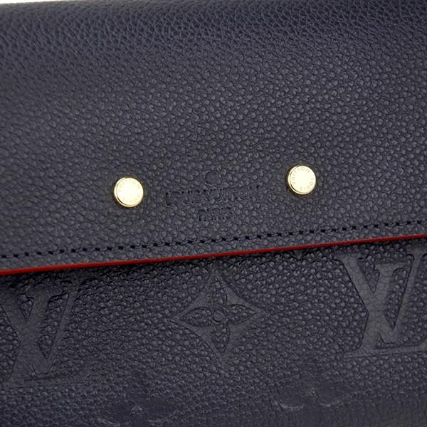 並行輸入 ルイヴィトン 長財布 ポルトフォイユ・ポンヌフ M62127 ネイビー/レッド 赤 爆買 | LOUIS VUITTON | 08