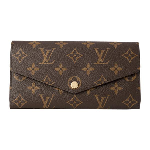 並行輸入 ルイヴィトン 長財布 Louis Vuitton モノグラム ポルトフォイユ・サラ M62235レディース ブラウン 茶 ピンク | LOUIS VUITTON