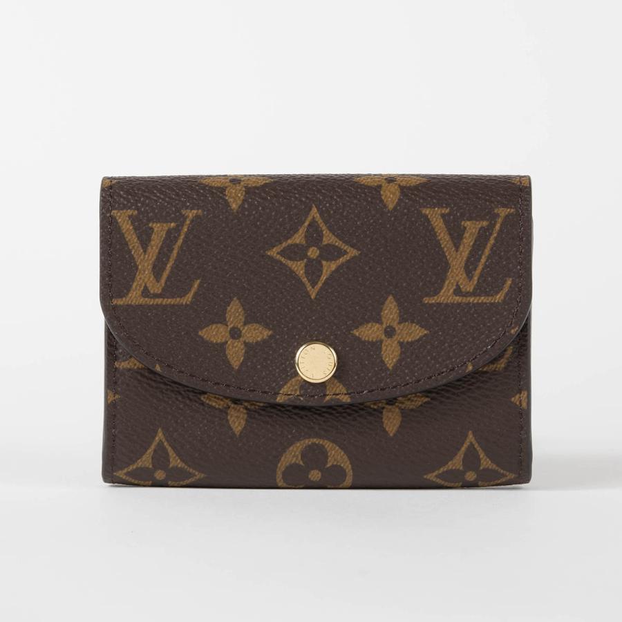 並行輸入 ルイヴィトン コインケース Louis Vuitton モノグラム ポルトモネ・ロザリ M62361 レディース ブラウン 茶 ピンク | LOUIS VUITTON