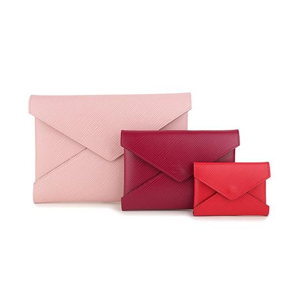 並行輸入 ルイヴィトン ポーチ ポシェット・キリガミ M62457 ピンク/ワインレッド/レッド 赤 爆買 | LOUIS VUITTON