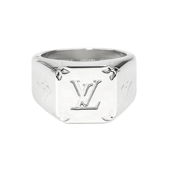 並行輸入 ルイヴィトン リング Louis Vuitton モノグラム シグネットリング L M62488メンズ シルバー 銀 | LOUIS VUITTON