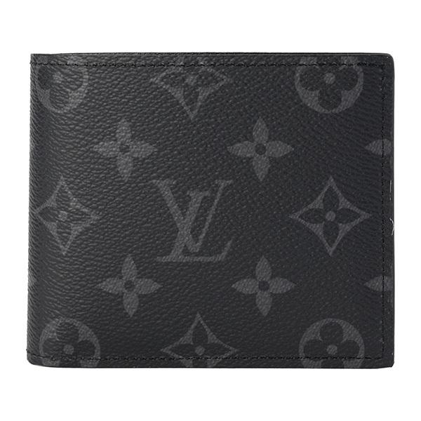 並行輸入 ルイヴィトン 2つ折り財布 Louis Vuitton モノグラム エクリプス ポルトフォイユ・マルコ NM M62545メンズ グレー ブラック | LOUIS VUITTON