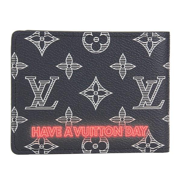 並行輸入 ルイヴィトン 2つ折り財布 ポルトフォイユ・ミュルティプル M62891 ダークネイビー 爆買 | LOUIS VUITTON | 01