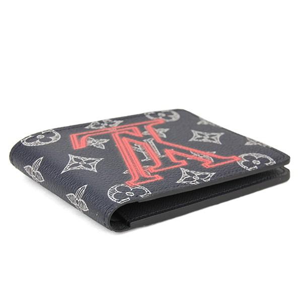 並行輸入 ルイヴィトン 2つ折り財布 ポルトフォイユ・ミュルティプル M62891 ダークネイビー 爆買 | LOUIS VUITTON | 02