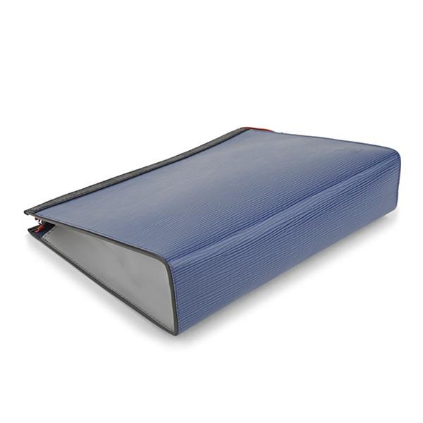 並行輸入 ルイヴィトン クラッチ・セカンドバッグ ポシェット・ヴォワヤージュ MM M62912 ブルー 青/グレー/オレンジ 爆買 | LOUIS VUITTON | 02