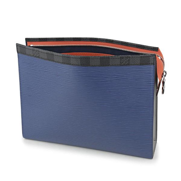 並行輸入 ルイヴィトン クラッチ・セカンドバッグ ポシェット・ヴォワヤージュ MM M62912 ブルー 青/グレー/オレンジ 爆買 | LOUIS VUITTON | 03