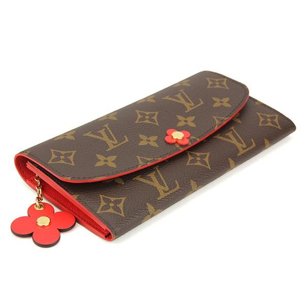 並行輸入 ルイヴィトン 長財布 ポルトフォイユ・エミリー M62941 ブラウン/ポピーレッド 赤 爆買 | LOUIS VUITTON | 02