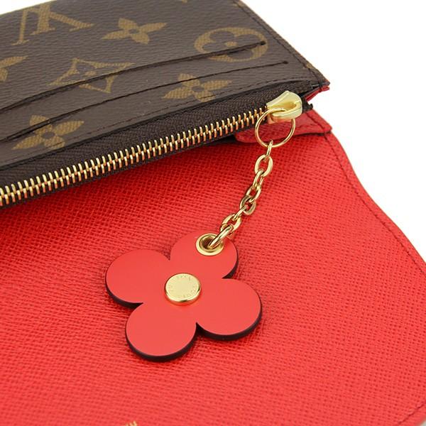 並行輸入 ルイヴィトン 長財布 ポルトフォイユ・エミリー M62941 ブラウン/ポピーレッド 赤 爆買 | LOUIS VUITTON | 07