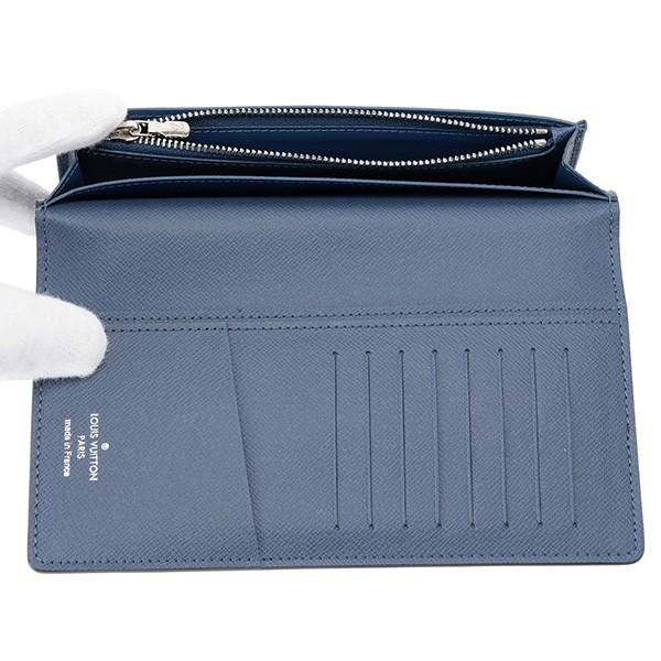 並行輸入 ルイヴィトン 長財布 ポルトフォイユ・ブラザ M62973 ブルー 青 爆買 | LOUIS VUITTON | 04