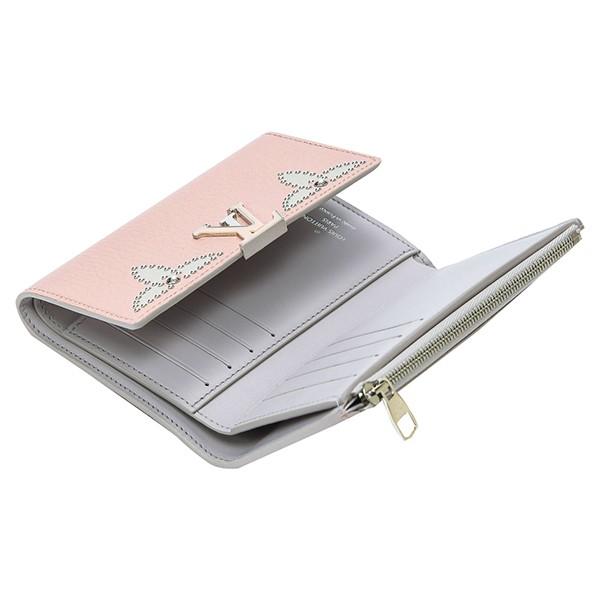 並行輸入 ルイヴィトン 2つ折り財布 ポルトフォイユ・カプシーヌ コンパクト M63221 ピンク 爆買 | LOUIS VUITTON | 05