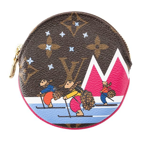 並行輸入 ルイヴィトン コインケース ポルトモネ・ロン M63331 ブラウン 茶/ピンク 爆買 | LOUIS VUITTON