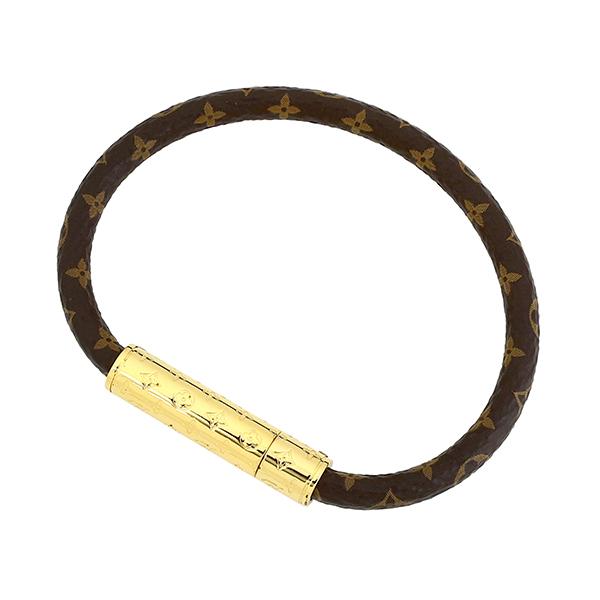 並行輸入 ルイヴィトン ブレスレット Louis Vuitton モノグラム ブラスレ・LV コンフィデンシャル M6334Fユニセックス ブラウン 茶 ゴールド 金 | LOUIS VUITTON