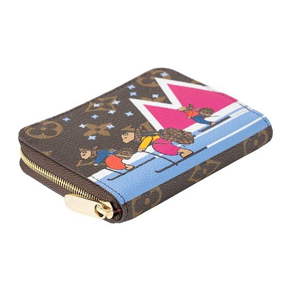 並行輸入 ルイヴィトン コインケース ポルトモネ・ジッピー M63831 ブラウン 茶/ピンク 爆買 | LOUIS VUITTON | 02