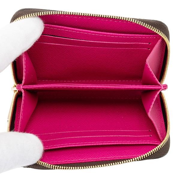 並行輸入 ルイヴィトン コインケース ポルトモネ・ジッピー M63831 ブラウン 茶/ピンク 爆買 | LOUIS VUITTON | 03