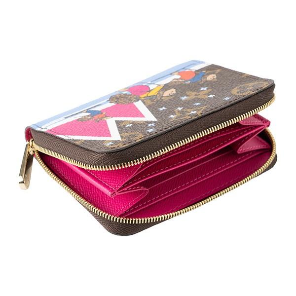 並行輸入 ルイヴィトン コインケース ポルトモネ・ジッピー M63831 ブラウン 茶/ピンク 爆買 | LOUIS VUITTON | 04