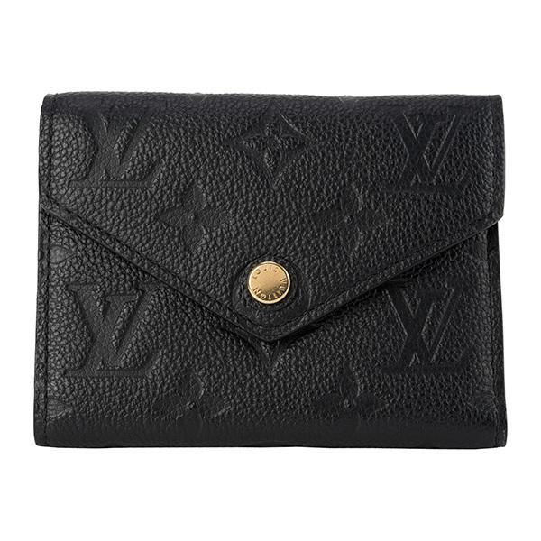 並行輸入 ルイヴィトン 2つ折り財布 Louis Vuitton モノグラム アンプラント ポルトフォイユ・ヴィクトリーヌ M64060レディース ブラック 黒 | LOUIS VUITTON