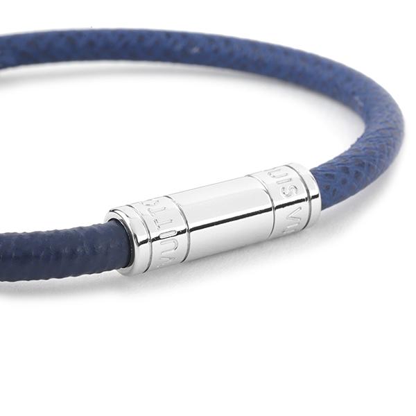 並行輸入 ルイヴィトン ブレスレット Louis Vuitton タイガラマ ブラスレ・ネオスプリット 21 M6568Dメンズ ブルー 青 | LOUIS VUITTON | 05