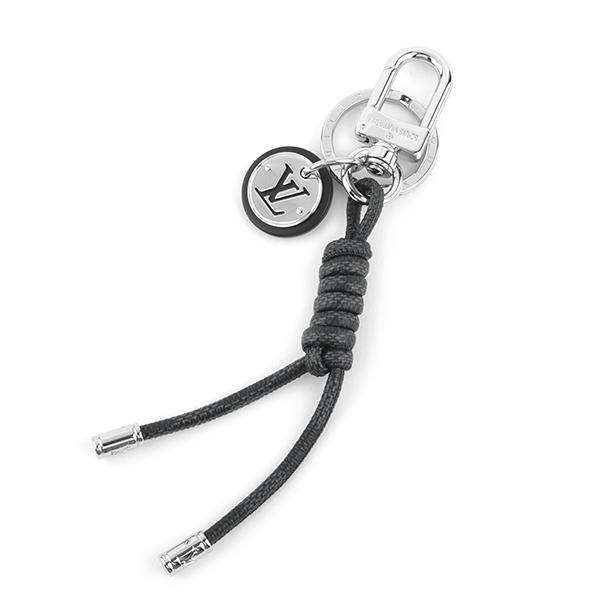 並行輸入 ルイヴィトン キーホルダー Louis Vuitton ダミエ・グラフィット キーホルダー・レザーロープ M67224メンズ ブラック 白 | LOUIS VUITTON