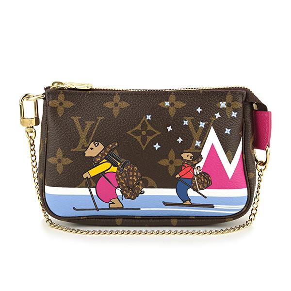 並行輸入 ルイヴィトン ポーチ ポシェット・アクセソワール ミニ M67769 ブラウン 茶/ピンク 爆買 | LOUIS VUITTON