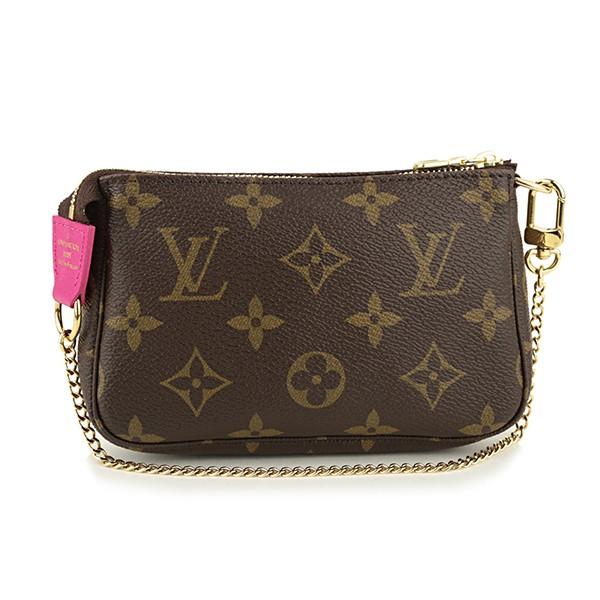 並行輸入 ルイヴィトン ポーチ ポシェット・アクセソワール ミニ M67769 ブラウン 茶/ピンク 爆買 | LOUIS VUITTON | 01