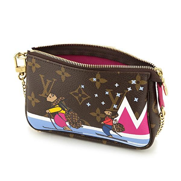 並行輸入 ルイヴィトン ポーチ ポシェット・アクセソワール ミニ M67769 ブラウン 茶/ピンク 爆買 | LOUIS VUITTON | 03