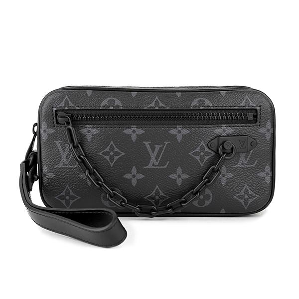 並行輸入 ルイヴィトン ポーチ Louis Vuitton モノグラム・エクリプス ポシェット・ヴォルガ M68321メンズ グレー | LOUIS VUITTON