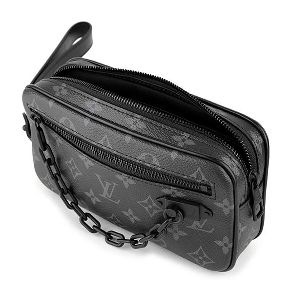 並行輸入 ルイヴィトン ポーチ Louis Vuitton モノグラム・エクリプス ポシェット・ヴォルガ M68321メンズ グレー | LOUIS VUITTON | 03